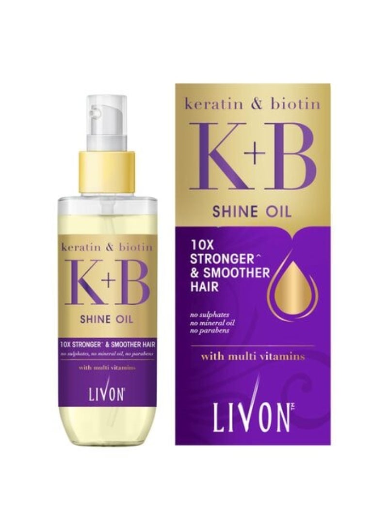 Livon Keratin and Biotin Hair Shine Oil 100ml