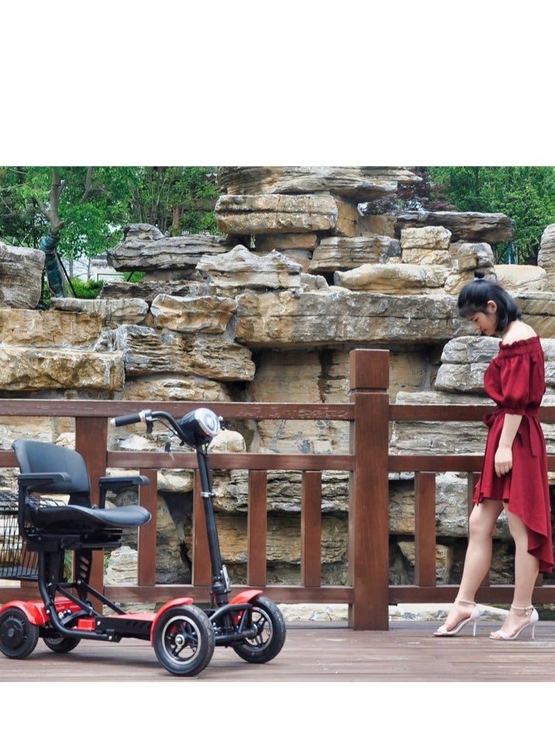 CRONY JP-Folding four-wheel car mobility scooters electric 4 wheel cabin wheel electrical scooter smart folding