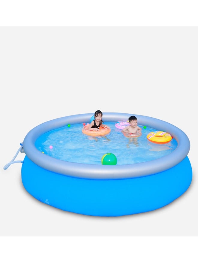 Foldable Inflatable Round Swimming Pool 305x76 cm