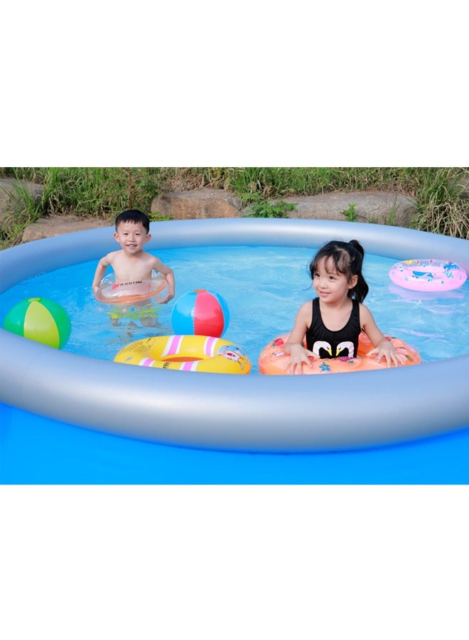 Foldable Inflatable Round Swimming Pool 305x76 cm