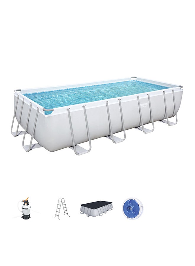 Heavy Duty Realistic Power Steel Rectangular Pool Set