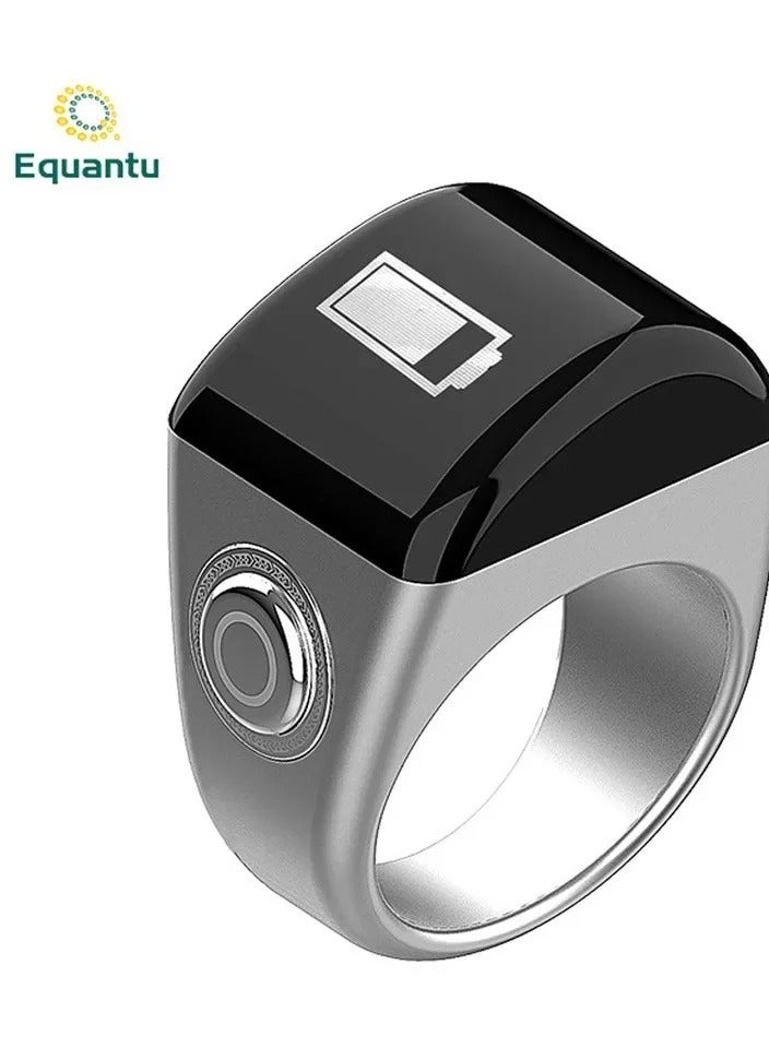 Equantu Plastic Zikr ring Tasbih ring QB702 Lite Silver