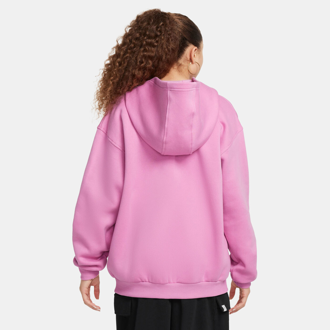 Kids' Sportswear Club Fleece Oversized Full-Zip Hoodie