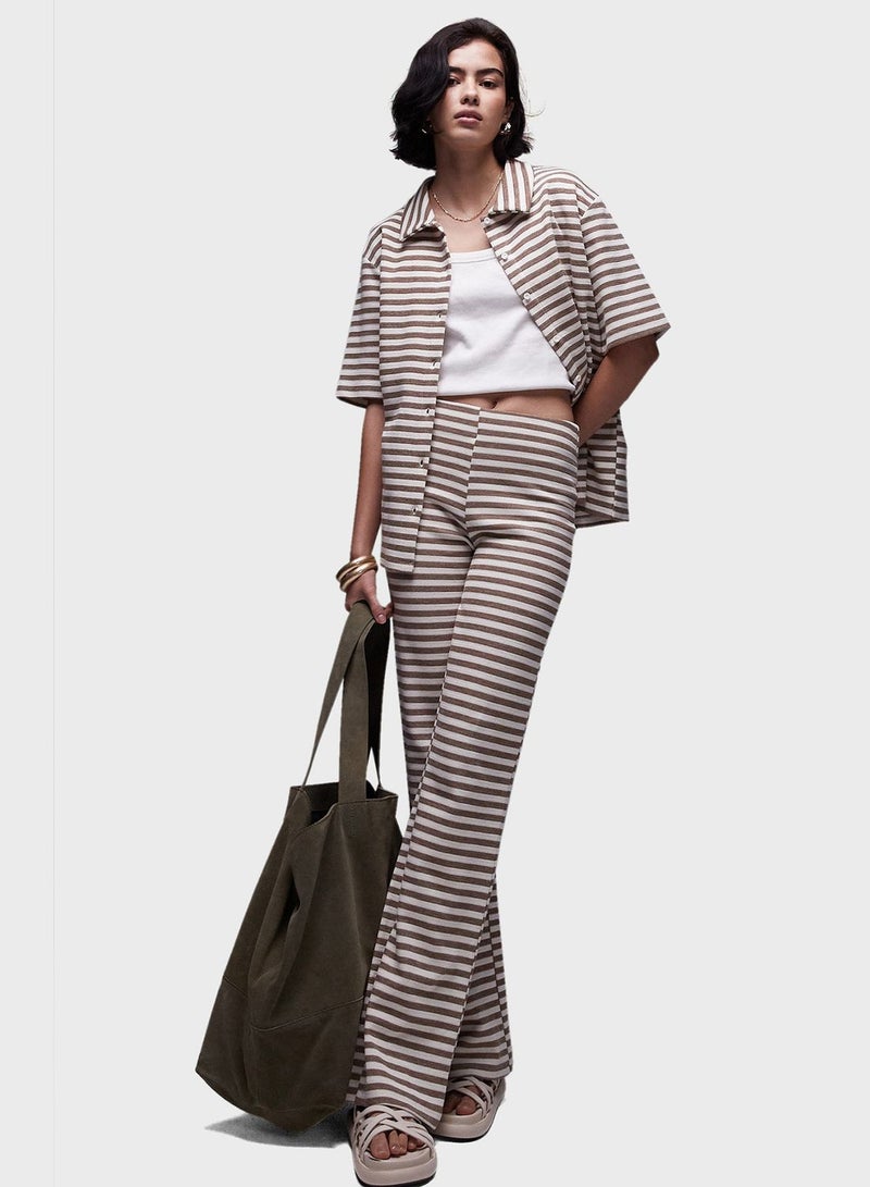 Striped Wide Leg Pants