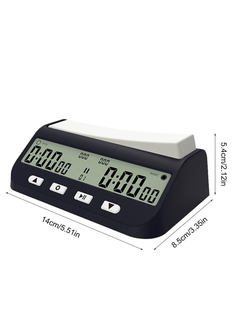 Chess Clock Timer, Digital Display International, Chess Timer Chess Clock, Count Down Game Timer, Portable Timer for Board Game, Digital Chess Clock Chess Timer