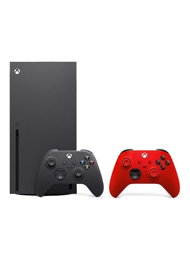 Xbox Series X 1TB Console (Disc Version) With Extra Wirless Controller Red