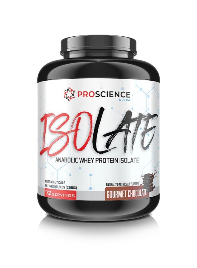 Anabolic Whey Protien Isolate, Gourmet Chocolate,72 Servings