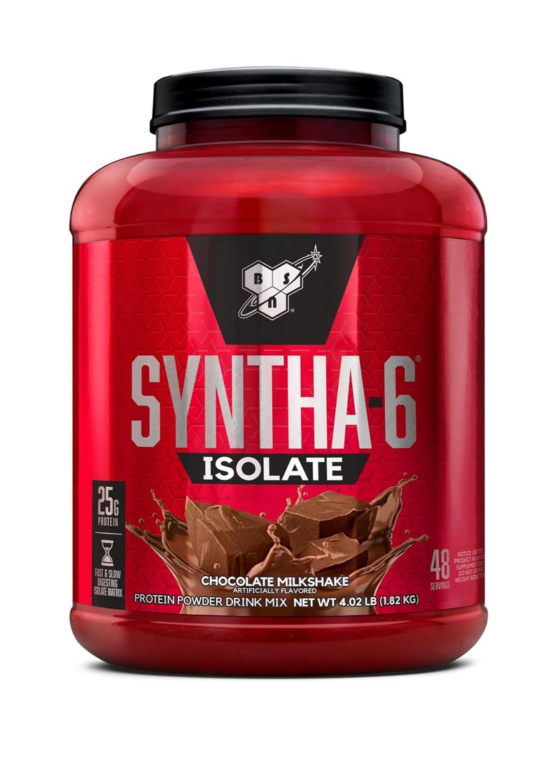 BSN Syntha 6 Isolate Protein Powder 4lbs Chocolate Milkshake