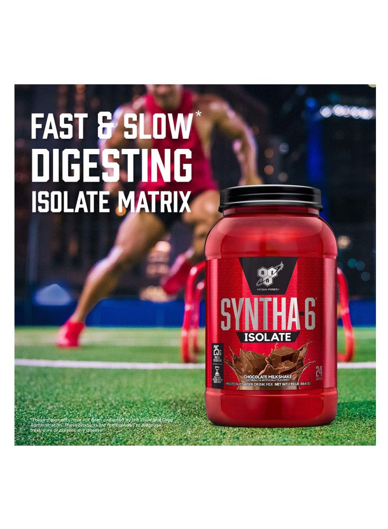 BSN Syntha 6 Isolate Protein Powder 4lbs Chocolate Milkshake