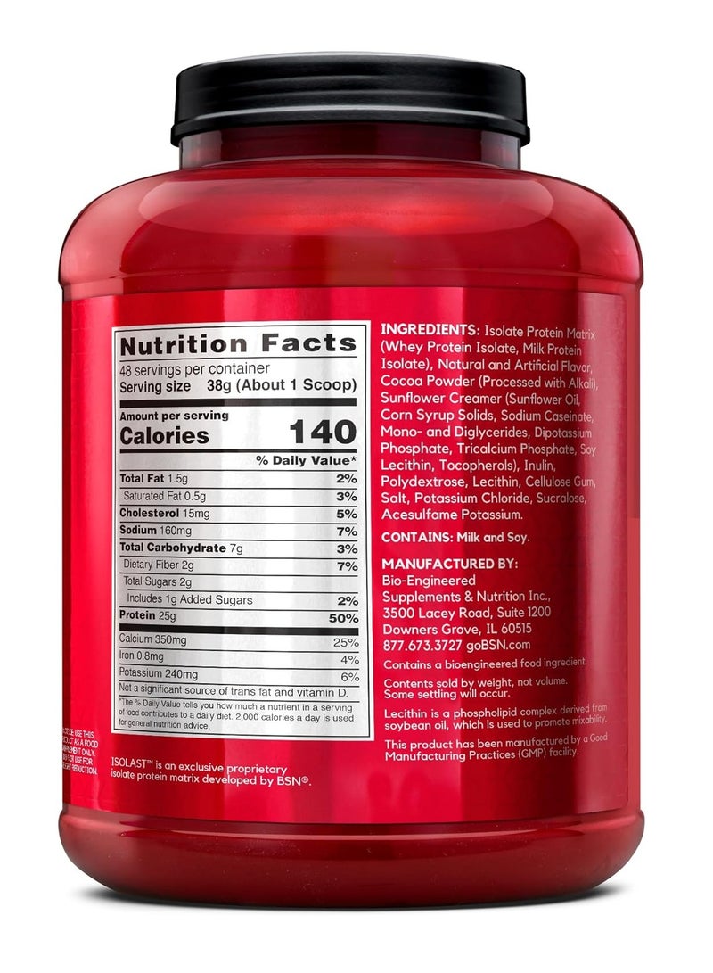 BSN Syntha 6 Isolate Protein Powder 4lbs Chocolate Milkshake