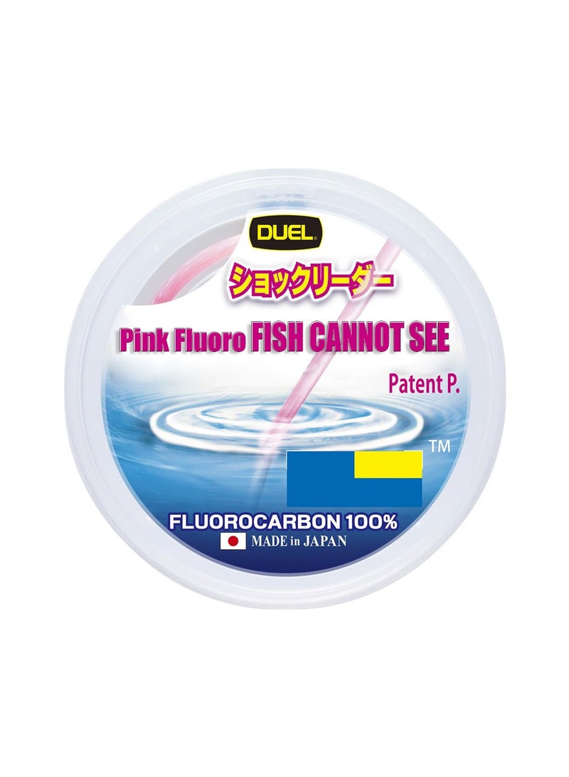 Duel Pink Fluorocarbon FISH CANNOT SEE 100m