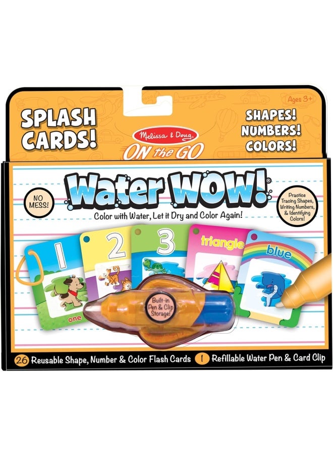 Melissa & Doug Water Wow Splash Cards Shapes, Numbers & Colors