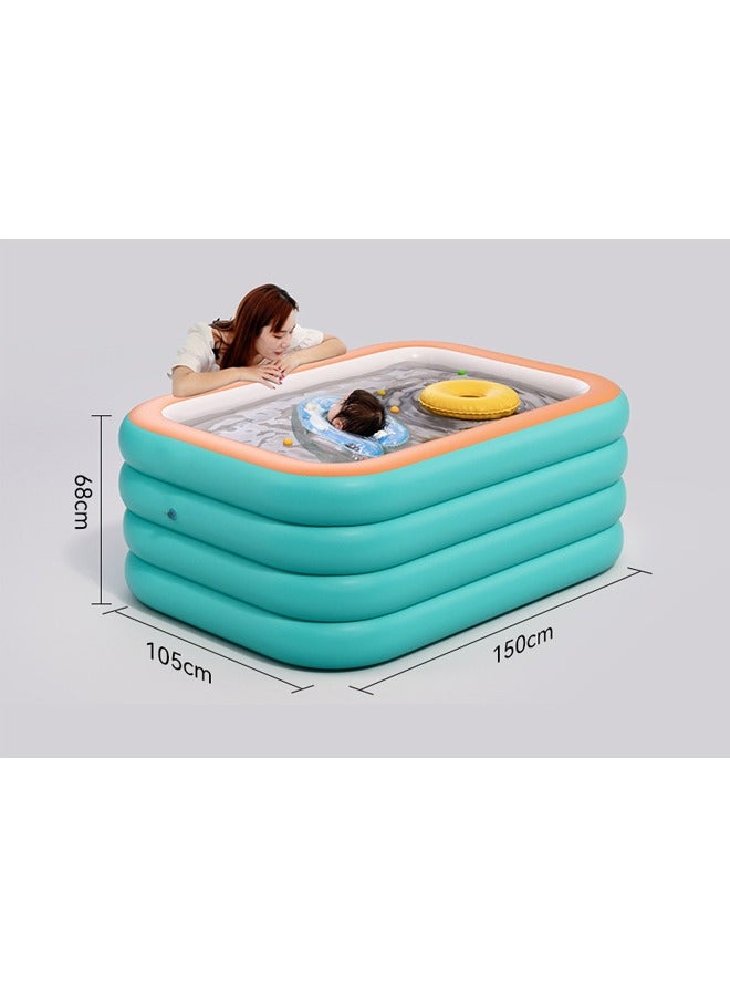 Inflatable 4 Layer Swimming Pool 150 CM