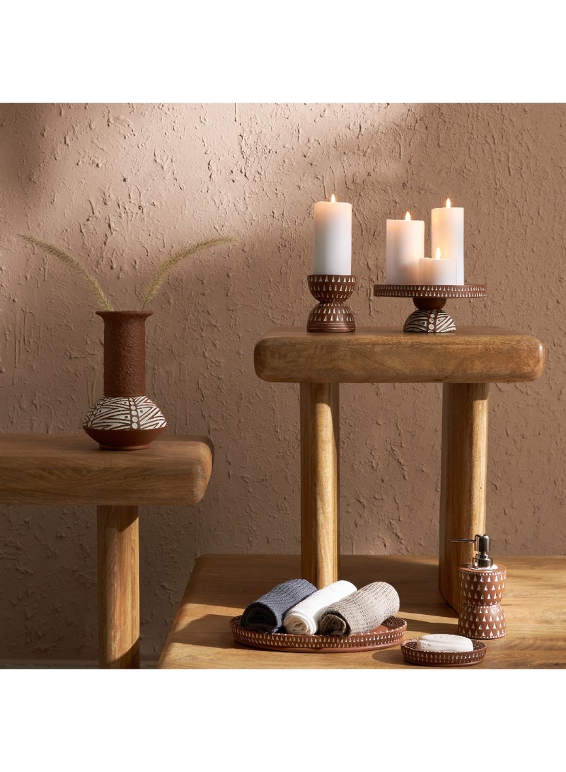 Ric Coconut Candleholder 21 x 9.5 x 21 cm