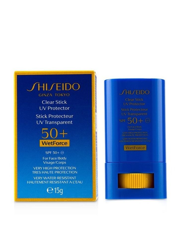 Shiseido Clear Stick WetForce For Face & Body (Very High Protection & Very Water-Resistant) 15g