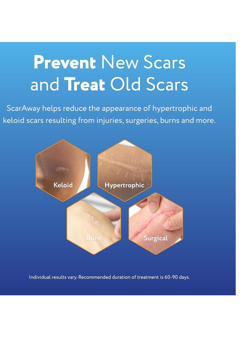 ScarAway Kids Silicone Scar Gel, 100% Medical-Grade, Helps Improve Size, Color & Texture of Hypertrophic & Keloid Scars on Face & Body from Injury, Burns & Surgery, Water Resistant, Clear, 6g