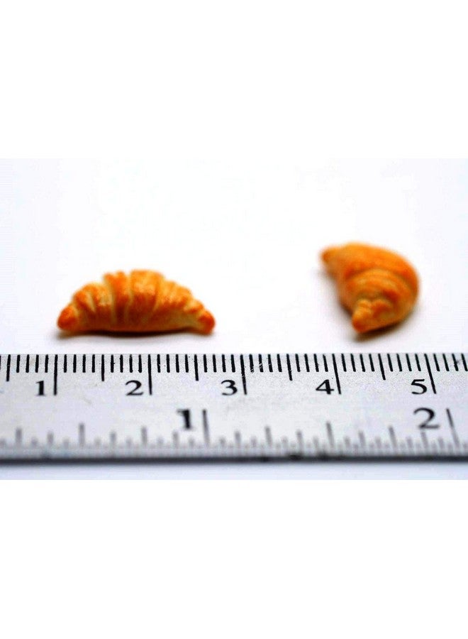 20 Psc Croissant Dollhouse Miniatures Toys & Food Kitchen By Handmade