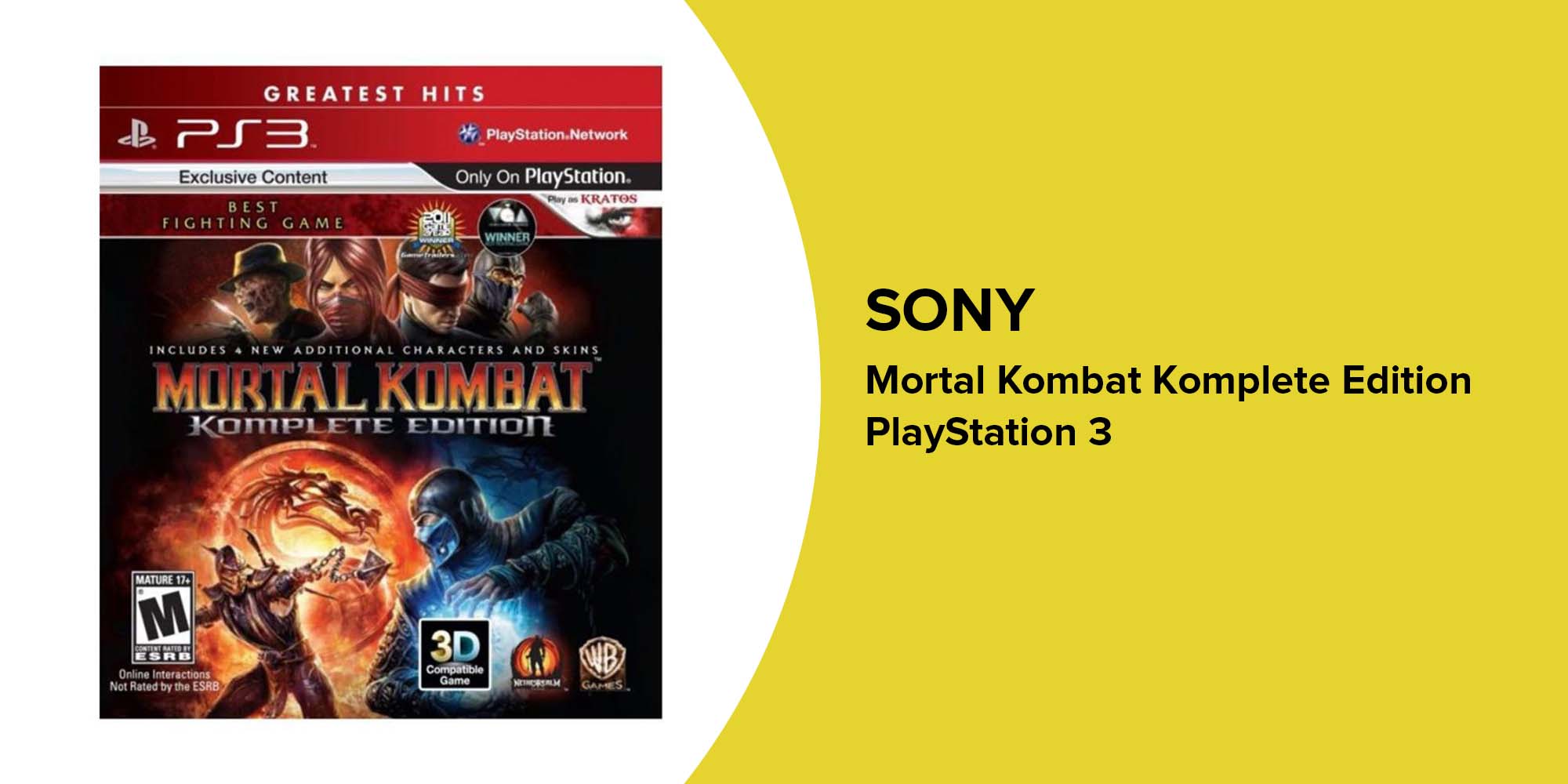 Mortal Kombat Komplete Edition (Intl Version) - Fighting - PlayStation 3 (PS3)