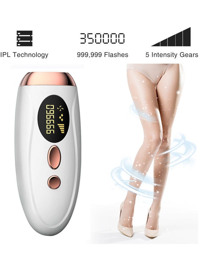 Instrument Portable IPL Laser Hair Remover White 16.9 X 7.3 X 4.7cm