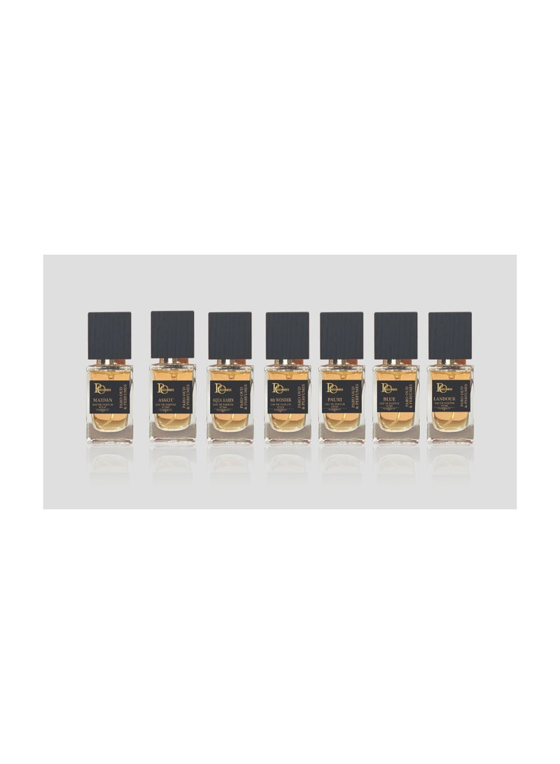 Perfume gift sets I  15ml I  7 pcs I  By Paro Oud I Perfume Gift Box I Fragrance Gift Set I Perfume Collection I Luxury Perfume Set I Anniversary Gift I Valentine's Day Gift