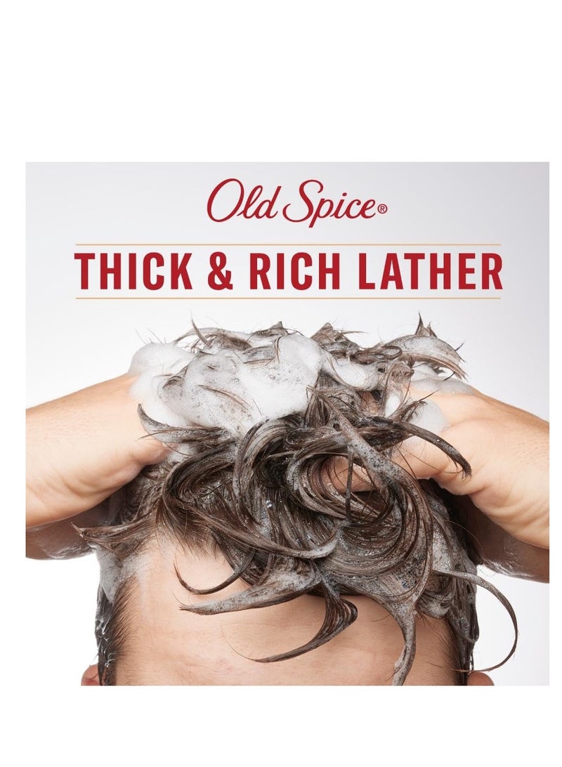 Old Spice Swagger 2-in-1 Shampoo and Conditioner Set for Men, Cedarwood Lime Scent, Get Up To 80% Fuller-Looking Hair, Barbershop Quality, 29.2 Fl Oz Each, 2 Pack