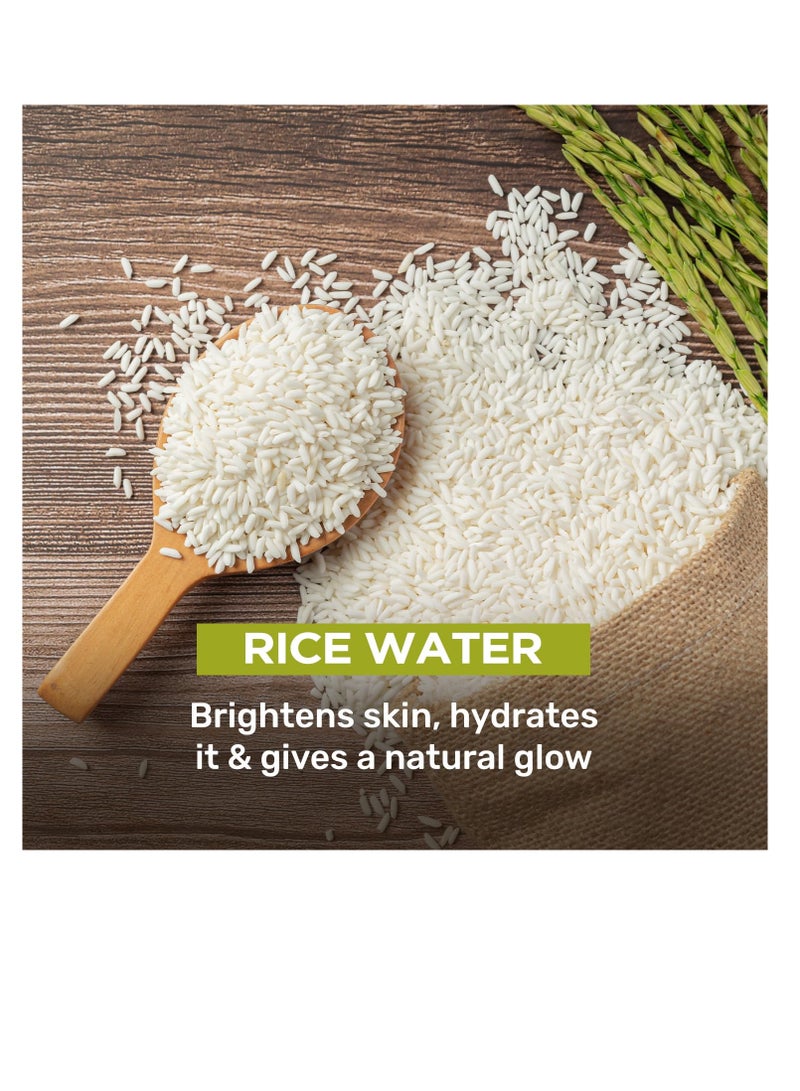 ENN Rice There  Brightening Gel Face Wash  Targets Dark Spots And Blemishes  Refreshes Skin  Rice Water   Mulberry Extract   Niacinamide  Liquorice Extract  Natural  For Women and  Men  100ml