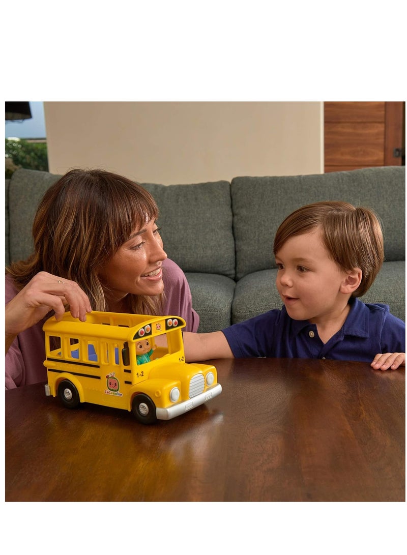 Musical Yellow School Bus with JJ Figure