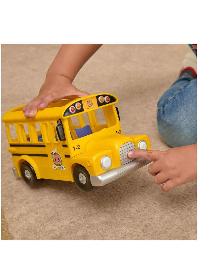 Musical Yellow School Bus with JJ Figure