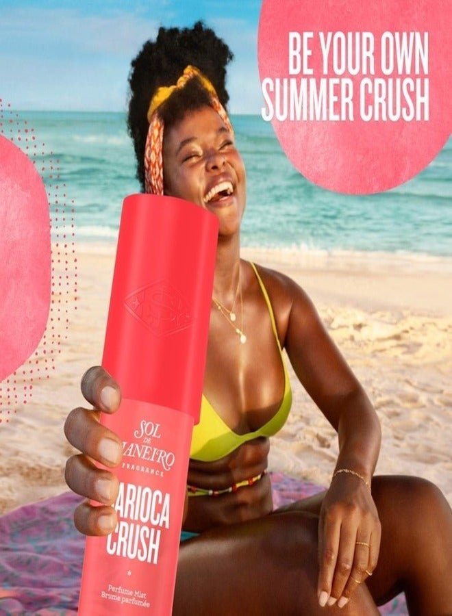 Sol de Janeiro Carioca Crush Perfume Mist Exotic Tropical Scent, Long-Lasting Fragrance, Lightweight and Travel-Friendly, Ideal for Daily Wear and Refreshing Anytime, Perfect Gift 90ml