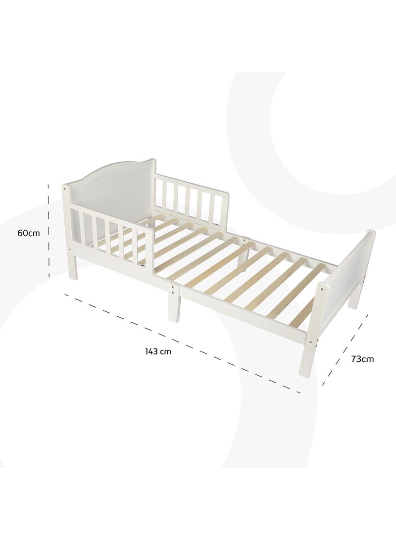 Wooden Toddler Bed 143x73x60 Cm 3 To 12 Years