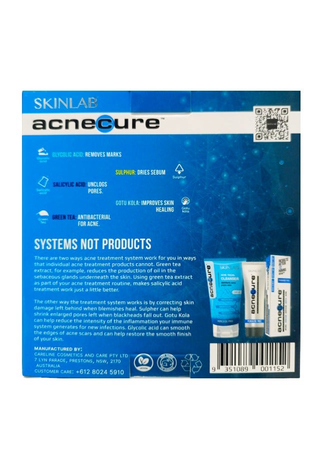 AcneCure Combo Pack: Acne Facial Cleanser + Acne Treatment Gel