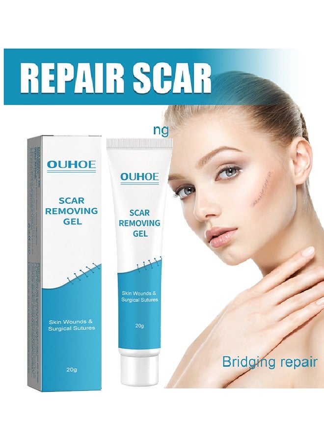 Scar Removing Gel 20g,Scar Removal,Scar Treatment, Scar Removal Cream for C-Section, Stretch Marks, Acne, Surgery, Effective for Both Old and New Scars