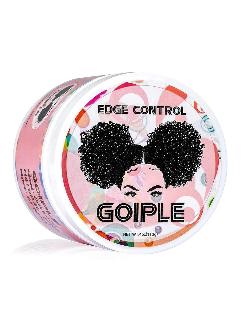 Goiple Edge Control Wax for Women Strong Hold Non-greasy Edge Smoother Strawberry Scent 4oz