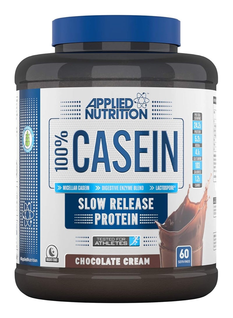 100% Casein 1.8Kg Chocolate Cream Flavor 60 Serving