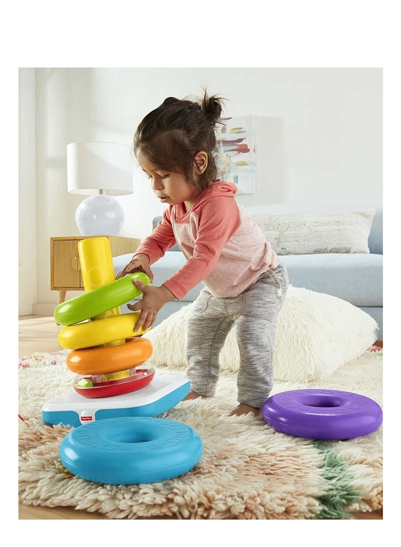 Rockin' Fun Infant & Toddler Giant Stacking Ring Toy with Accessories