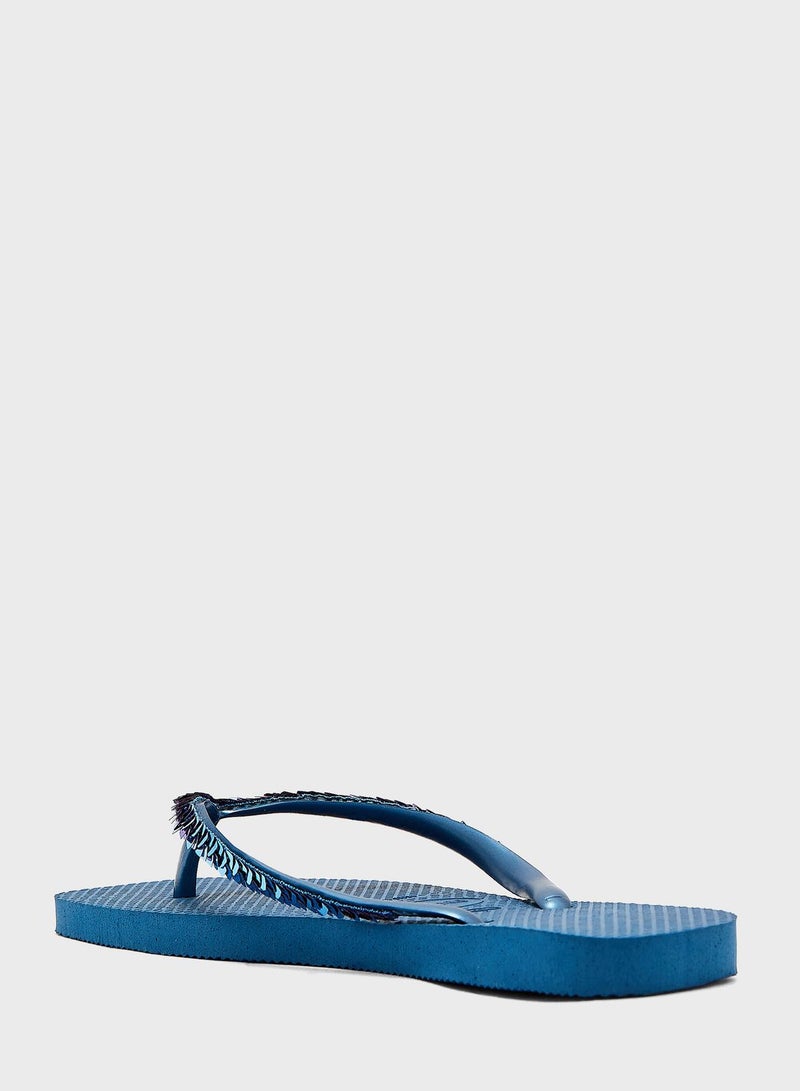 Slim Magic Sequin Flip Flops