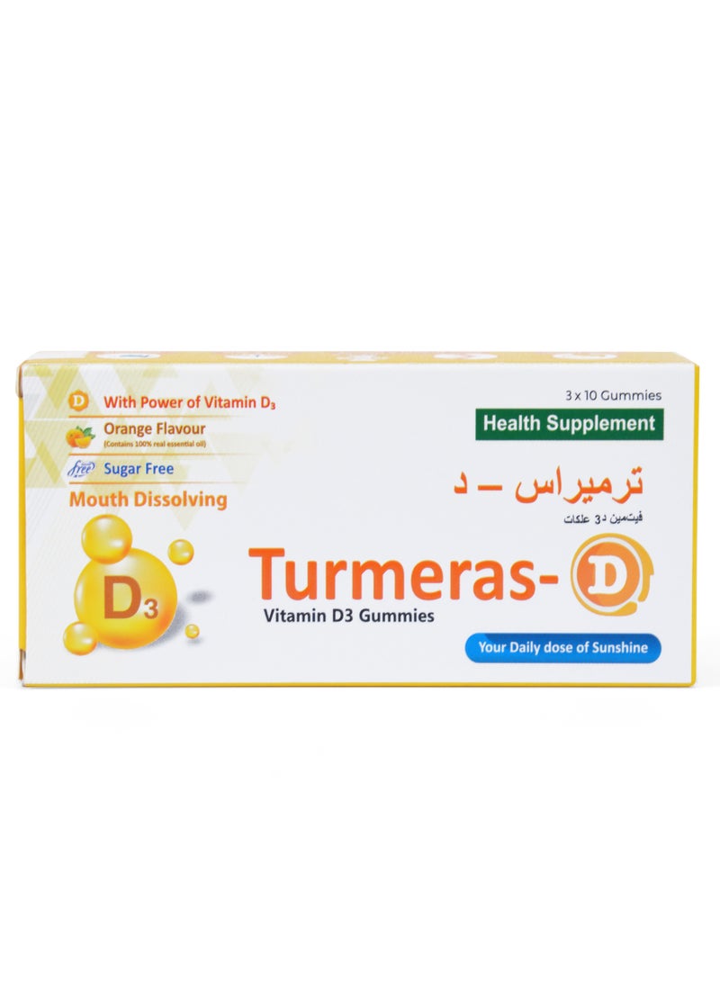 Turmeras D3 400IU