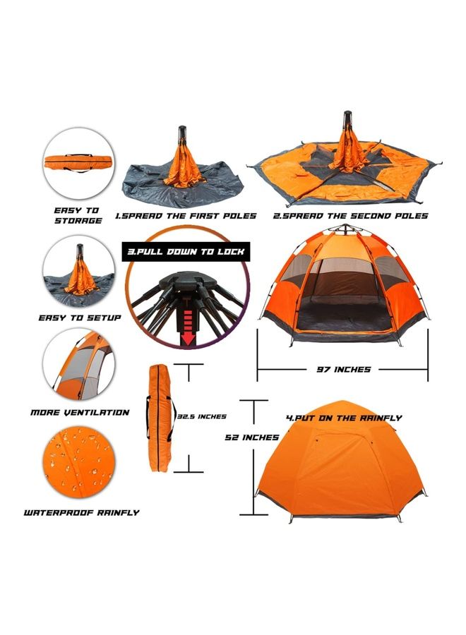 Family Camping Tent 240x200x135cm