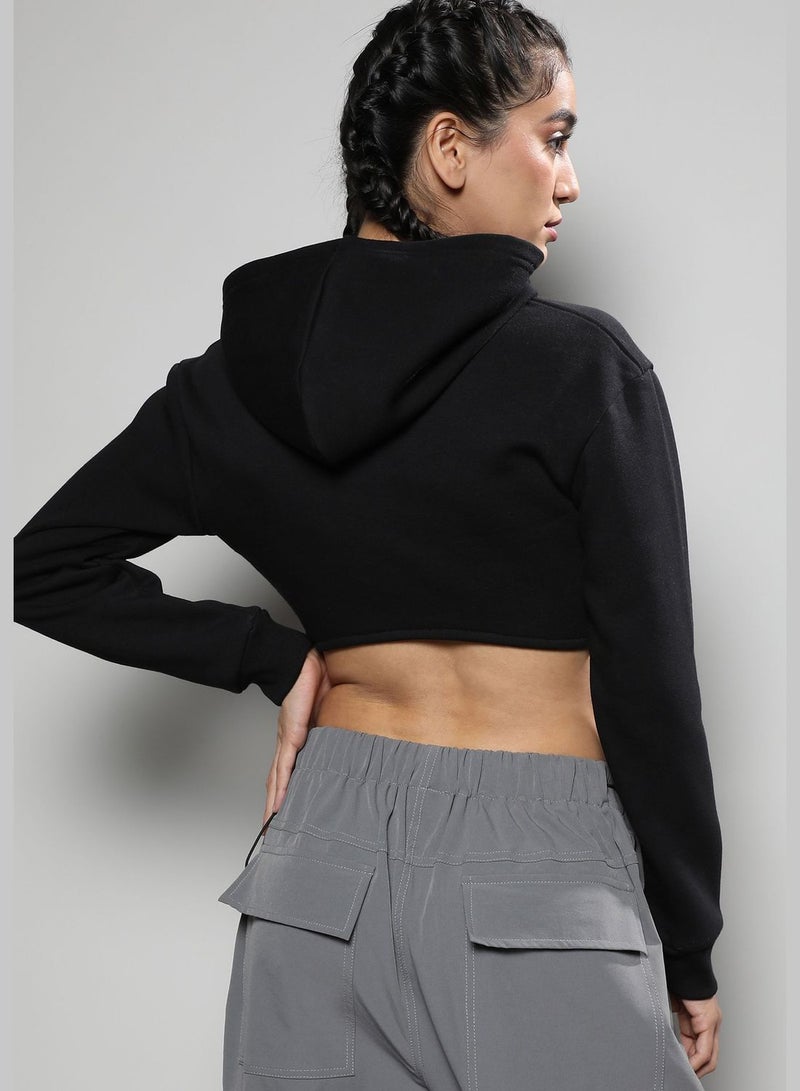 Crop hoodie