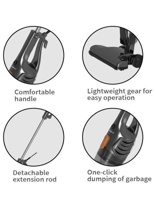 Portable Pushrod/Handheld Two in One Vacuum Cleaner