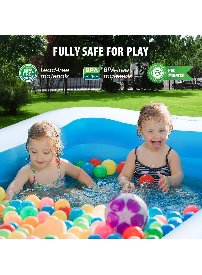 Inflatable Swimming Pool Large Blow up Pool Above Ground Swimming Pool for Family Pools for Kid 82.67 x 55.11 x 23.62