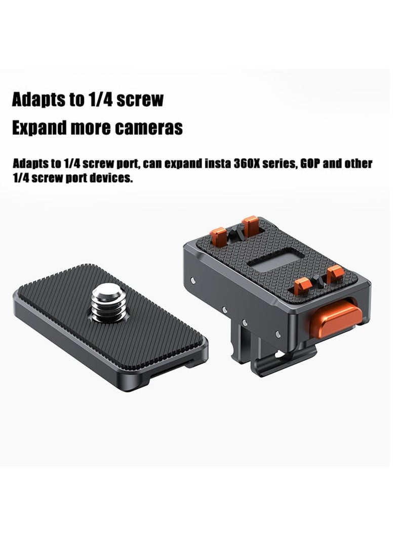 For Insta360 Ace Pro/Ace Magnetic Quick Release Adapter Tripod Adapter Mount with 1/4