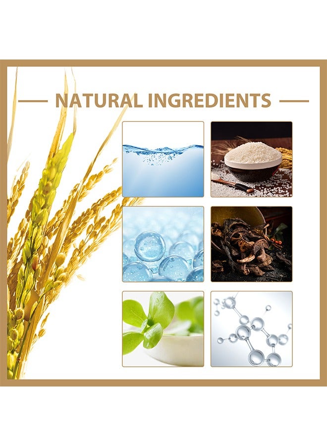 Rice Toner, 77.78% Rice Extract, Effectively Replenish Nutrients Improve Dryness Soften Cuticles Minimize Poreslighten Acne Scars Soothe And Repair Skin 150ml