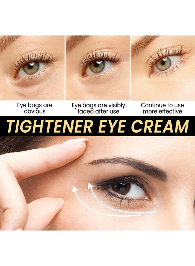 Temporary Eye Tightener Eye Cream,Revitalizing Eye Tightening Cream 15ml,Diminishes Wrinkles and Fine Lines, Reduces Dark Circles and Puffiness, Intensive Hydration and Nourishment, Fast-Absorbing