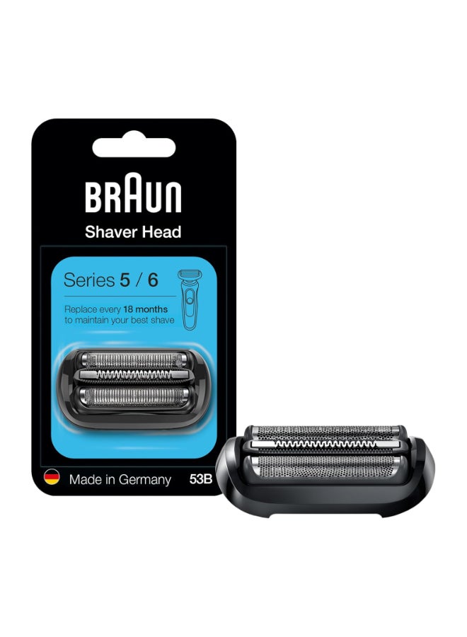 Series 5, Cassette Electric Shaver Head Replacement, Series 5 And 6 Shaver Metal / Black