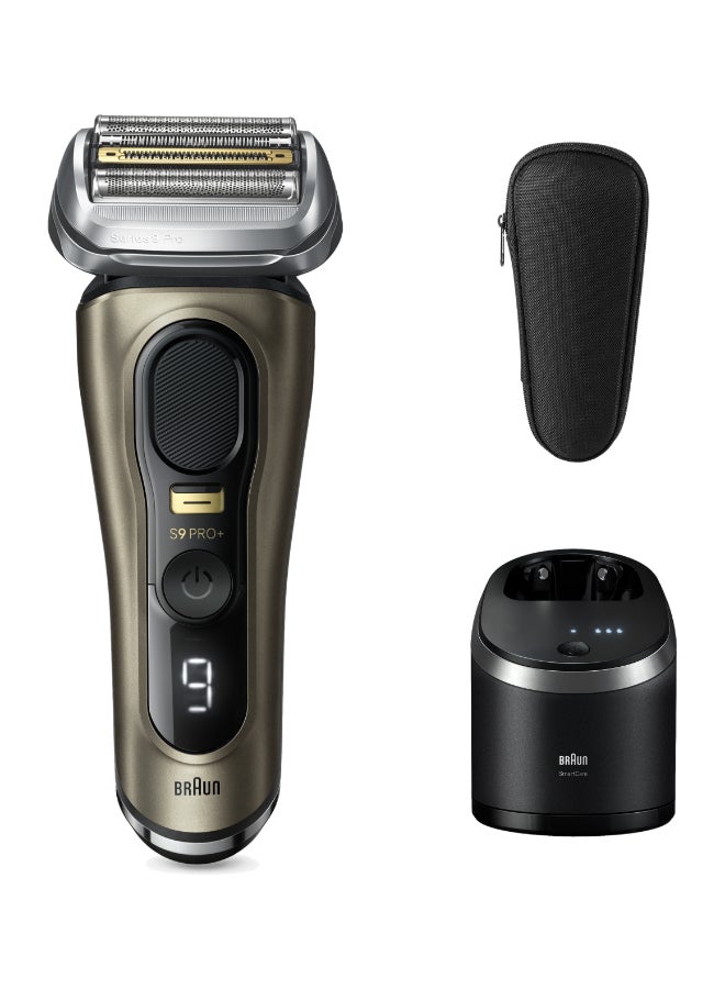 Series 9 Pro+ Electric Shaver, Wet And Dry With 6-In-1 Smartcare Center And Travel Case Gold