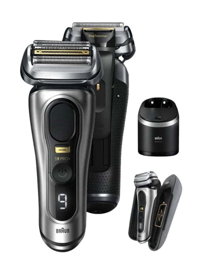 Series 9 Pro+ Electric Shaver, Wet And Dry With 6-In-1 Smartcare Center And Powercase Silver