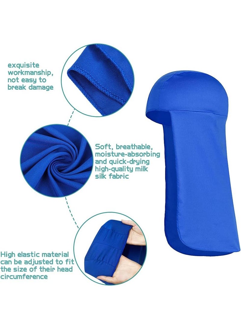 4 Piece Outdoor Sports Long Tail Riding Breathable Turtle Hat
