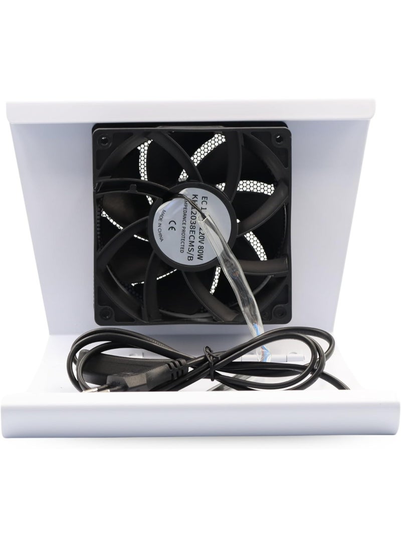 Nail Dust Extractor/Vacuum/Collector - Salon-Grade Suction, Portable And Compact, Ideal (Foldable 100W)