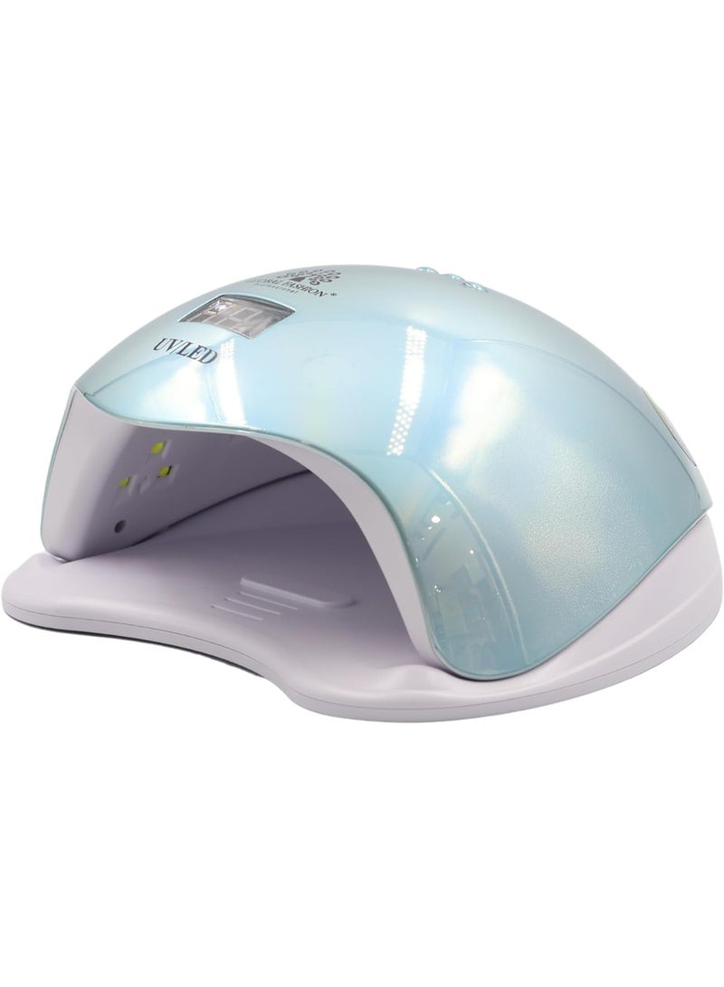Uv Led Lamp 2 In 1 Model L-1100 72W - Professional Nail Dryer For Gel Polish, Acrylic, And Polygel - Fast Curing, Durable, And Easy To Use  (Blue)